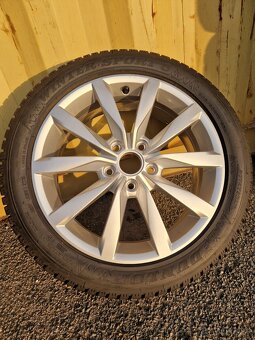 5x112 r17 kolesa disky golf vw alu dijon 205 50 17 zimné - 5