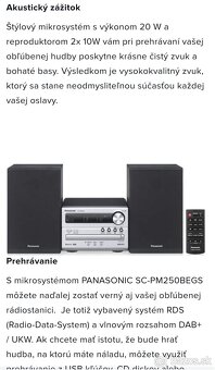 Mikrosystém panasonic - 5