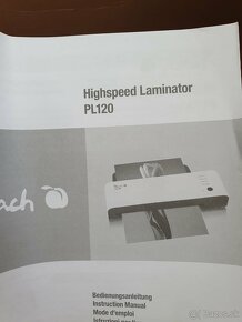 Laminátor Peach Highspeed PL120 - 5