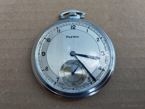 Art-decové kapesni hodiny Phenix s dvoutonovým číselníkem - 5