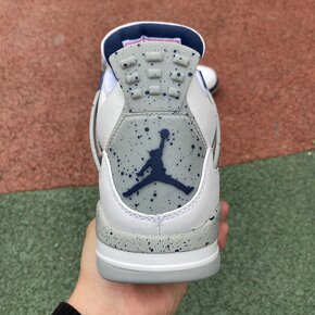 Air Jordan 4 Retro White Midnight Navy - 5