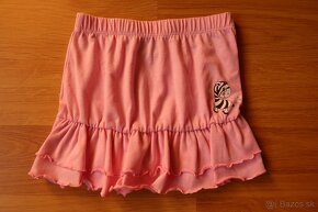 Dievčenská sukňa ružová so zebrou - sedí na 92/98 - 5