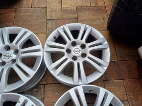 Orig.hlinikove disky Opel-Astra -6,5Jx16-ET-39-5x110 - 5