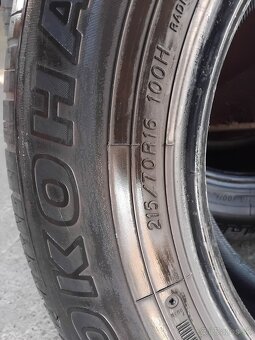 Predám  letné pneumatiky   215/70r16 - 5