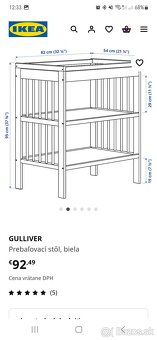 Prebalovaci pult Gulliver Ikea - 5