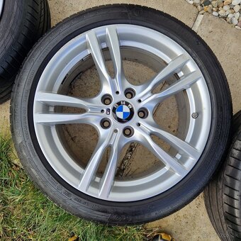 Original BMW 18" 400M Alu disky a pneumatiky dvojrozmer - 5