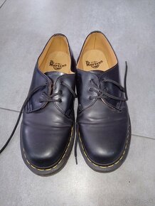 Dr.Martens čierne 3-dierkove poltopanky - 5