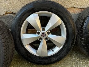 R17 Zimná sada Škoda rozteč 5x112 215/65 R17 Continental - 5