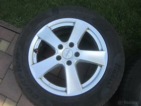 17" AL disky Dezent na Tiguan, Karoq, Kodiaq so zimnymi pneu - 5