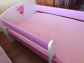 Detská posteľ BABY DREAMS 140/70-vzor Víla+madrac/box/stolik - 5