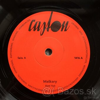 LP Karel Kryl Maškary CASTON 1970 EXIL - 5