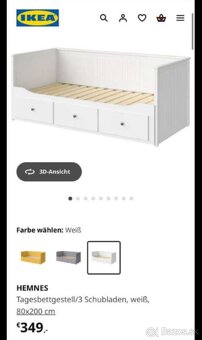 IKEA Hemnes rozkladaciu posteľ s matracami - 5