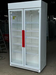 Prosklená chladicí lednice 117x63,5x226cm - 5