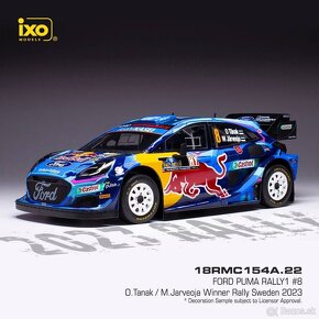 Modely Ford Puma Rally1 1:18 IXO - 5