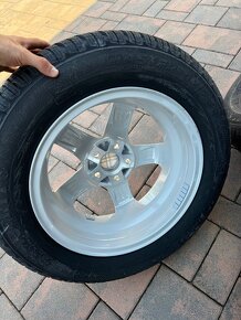 Predám zimné pneu 4KS, elektrón + Pneu, 185/65 R15, NOVÉ - 5