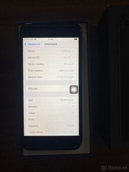 iPhone8 64 GB 100% batéria - 5