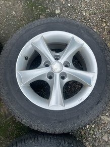 5x112 r15 elektróny VW + zimne pneu 195/65 r15 Semperit - 5