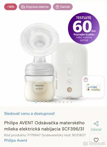 Elektrická odsavačka Philips Avent  SCF396/31 - 5