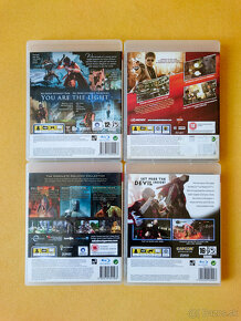 PS3 Hry - MOTOR STORM, BATMAN, OBLIVION, DEVIL MAY CRY - 5