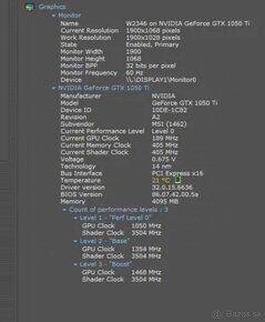 GeForce GTX 1050 Ti GAMING X 4G - 5