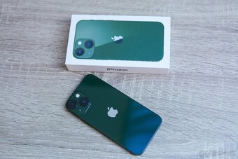 iPhone 13 mini green 100% stav - 5