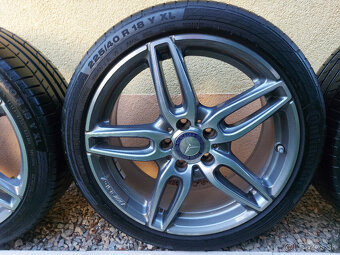 LETNA SADA ELEKTRONOV 5x112 r18 ORIG.AMG MERCEDES CLA, B, A - 5