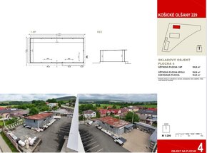 Skladové priestory 187 m2 s pozemkom na parkovanie 218 m2 –  - 5