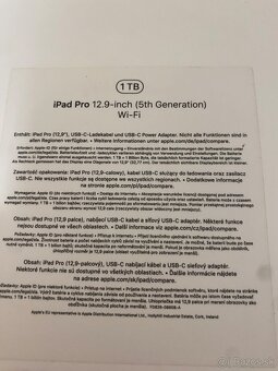 Apple iPad Pro 12,9 M1 1TB - 5