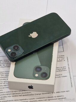 Predam iPhone 13 128GB zelený zdravie batérie 93 Percent - 5