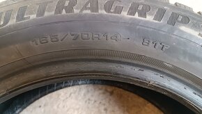 165/70 R14 zimné goodyear 5 mm - 5