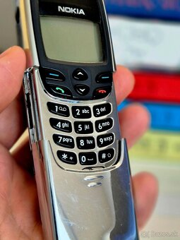 NOKIA 8810 CHROME TOP STAV / SLOVENSKÝ + ČESKÝ JAZYK TOP - 5