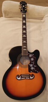 EPIPHONE EJ-200 CE  Vintage Sunburst-stav novej - 5