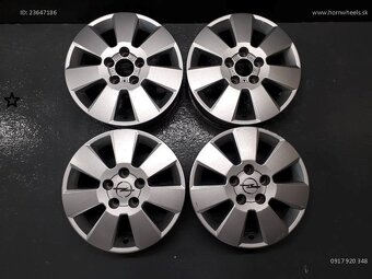 Opel originál alu disky 6J R15 5x110 ET43 1249 - 5