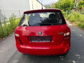 Škoda fabia 1.2 HTP r.2009 červená pastelová - 5