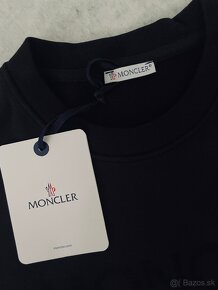 Pánska, čierna mikina MONCLER - 5