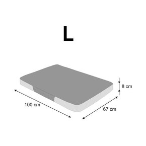 Ortopedický matrac pre stredne veľkého psa Premium Visco - 5