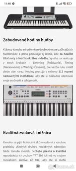 Klávesy Yamaha YPT 260 - 5