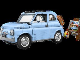 LEGO 77942 Fiat 500 Blue- svetlo modrá špeciálna edícia - 5