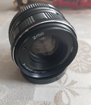 objektív Helios 44M-4, BIOMETAR C.Zeiss Jena , redukcia - 5