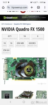 Nvidia Quadro FX 1500 256MB DDR3, DUAL DVI S-VIDEO - 5