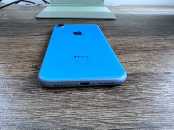 iphone xr - modrý - top stav - 5