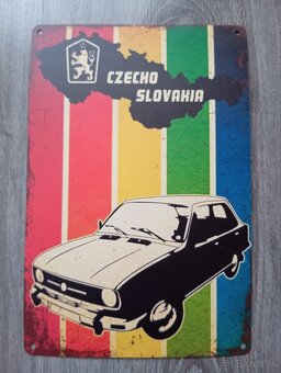 Škoda 100L,120L/LS,110 R,130 RS, Felícia retro tabuľka - 5