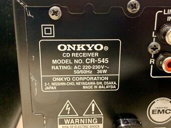 ONKYO CR-545 + ONKYO D-046 … mikro systém (CD nefunkčné) - 5