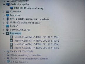 predám Hp elitebook 820 g1 , Intel i7 , 8gb ram , 256gb ssd - 5