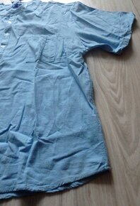 Biela a modrá letná polokošeľa, v. XL/2XL, v. 2XL/3XL - NOVÉ - 5