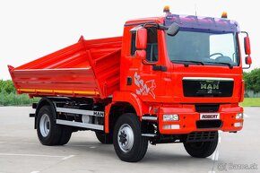 MAN TGM 15.290 - 4X4 TROJSTRANNÝ SKLÁPAČ // IBA 68.000KM EU5 - 5