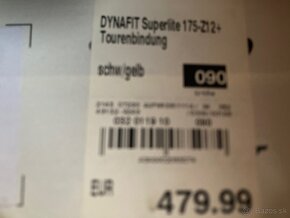 Dynafit Superlight 175-Z12+.    90mm Nové - 5