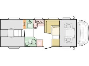 Adria Coral XL Plus A 670 SL Klima, Solar, Inverter, Vzduch. - 5