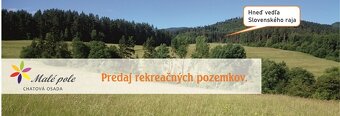 NOVE pozemky pri SLOVENSKOM raji - rekreácia, bývanie - 5