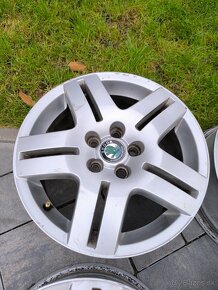 5x100 R15 Skoda alu disky - 5